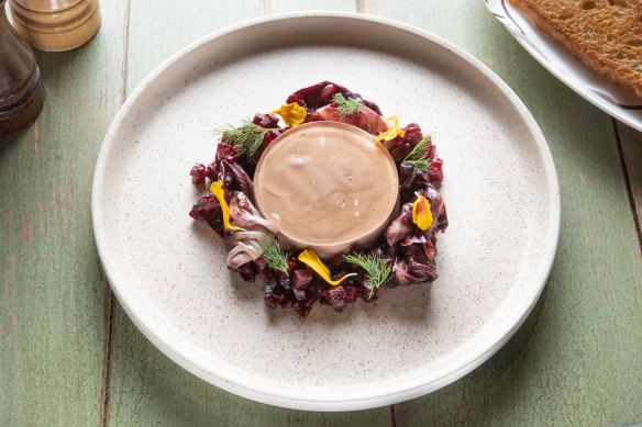 Chicken liver parfait.