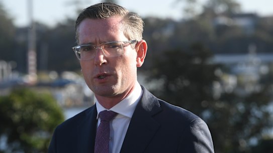 Under pressure: NSW Treasurer Dominic Perrottet.