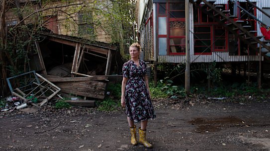 North Lismore resident Maralyn Schofield’s home was destroyed by flooding. She wants to be part of the buyback scheme to let her move out of the flood zone.