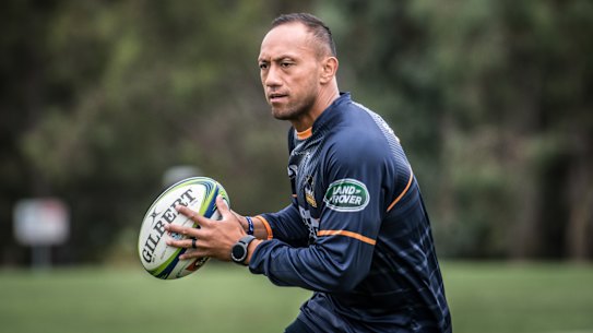 Ambitions: Brumbies skipper Christian Lealiifano hasn't given up hopes of a Wallabies recall.