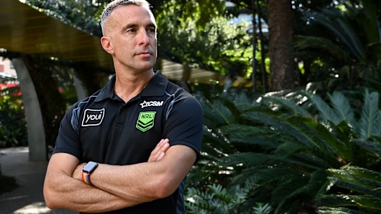 Top referee Matt Cecchin is retiring from the NRL ... and this time it’s for good.