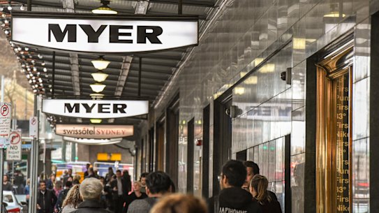 Myer shares soar 40pc as investors digest new strategy