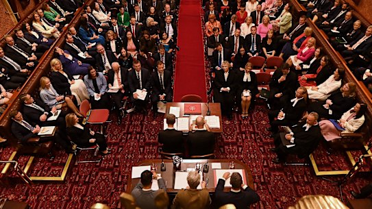 The opening of NSW Parliament.