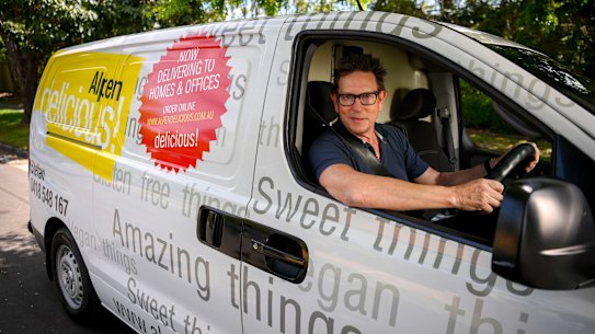 Stefan Roth is advertising his Melbourne delivery business as ‘non-discriminatory’.