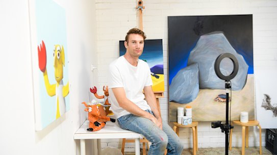 Enticed by the burgeoning NFT market, Tom Keukenmeester took a step into the digital art world. 