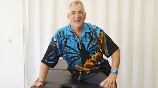 Retired teacher Ian McLean is learning a new skill as a remedial masseur but wants to go back into the workforce on his own terms.