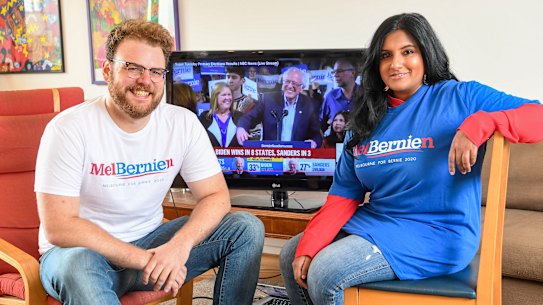 Ryan Mickler and Tharini Rouwette from the MelBerniens.