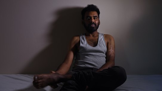 Rajogopal Rajeskuma is in community detention in Auburn, Sydney. 