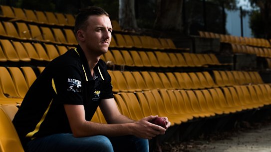 Jak Willcox has returned to cricket after taking a break due to mental health issues.