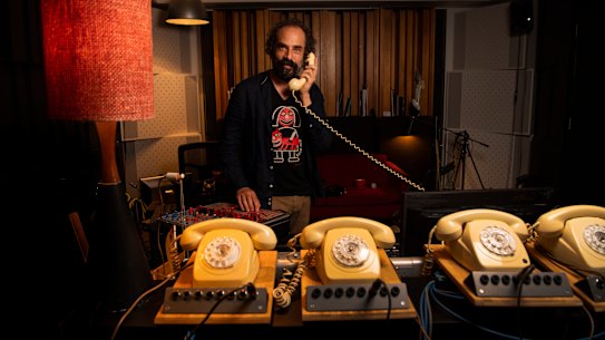 Sound designer Bob Scott in his Pyrmont Studio. 