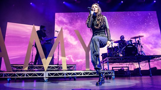 Amy Shark was among the many performers at the Home Front concert.