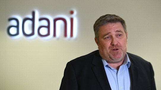 Adani Australia CEO Lucas Dow.