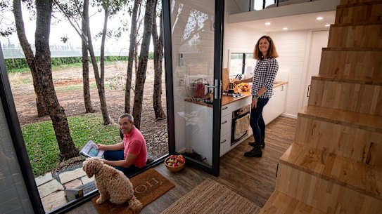 Marketing business-owner Tim Winkler and his wife Jacqui Francis moved to a new life in the country after the pandemic allowed their work to go online.