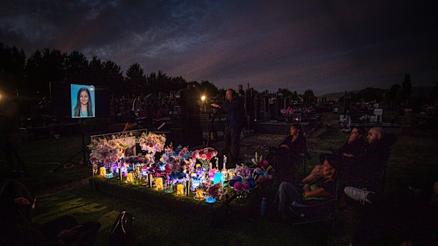 Celeste Manno’s grave at Yan Yean cemetery.