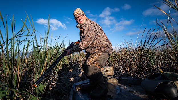‘It’s been a long-standing tradition in our family’: duck hunter Glenn Falla.