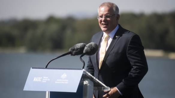 Prime Minister Scott Morrison, whose fifth great-grandfather William Roberts was a convict who arrived in Australia with the First Fleet.