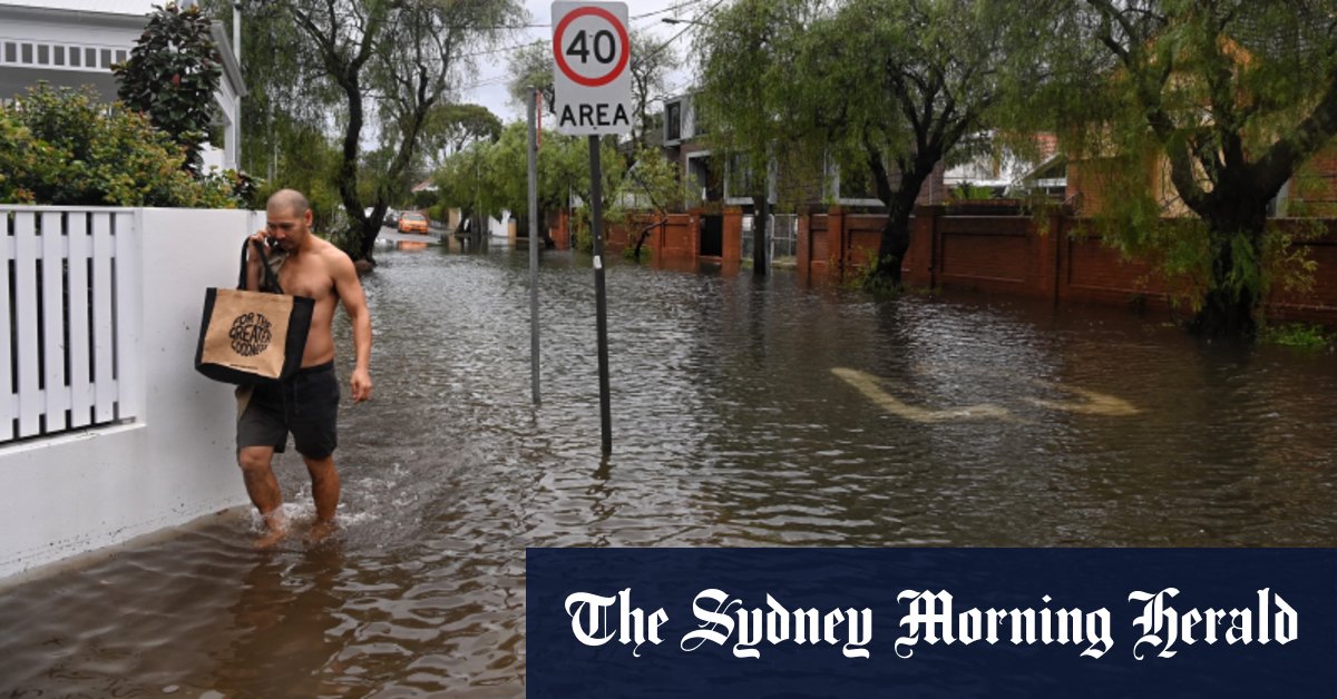 Sydneysiders urged to stay home as wet weather continues, evacuation warnings issued