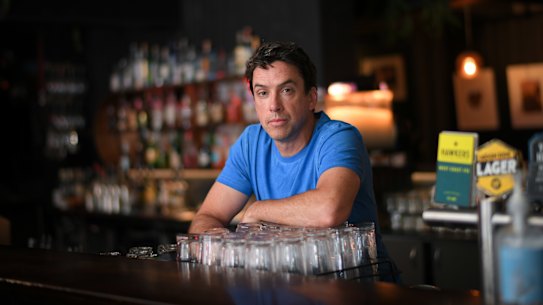 CBD bar owner Luke Delaney says businesses are struggling to stay afloat.