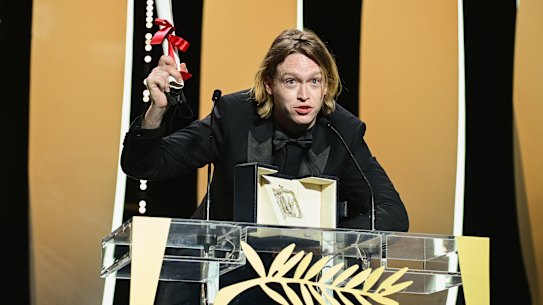 Caleb Landry Jones won best actor for Nitram during the closing ceremony of the 74th annual Cannes Film Festival.