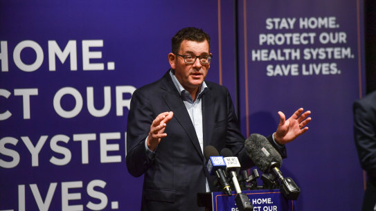 Daniel Andrews on Monday morning.