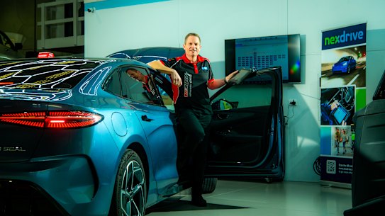 Kris Degenhardt owns Allpoint Automotive, which is the pilot store for launching Repco’s EV-focused NexDrive program in Australia.