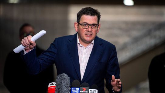Victorian Premier Daniel Andrews on Tuesday.
