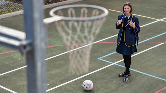 Siena O'Neil is sport captain at Fintona Girls' School. 