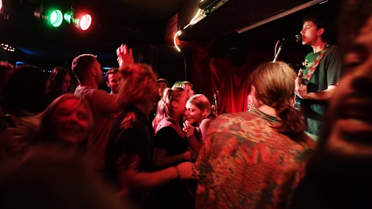 Live music at Manly Boatshed in 2021. The report found the Northern Beaches had a much higher number of live music venues than most local government areas in Sydney’s west.