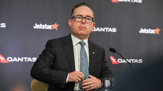 Qantas chief executive Alan Joyce.