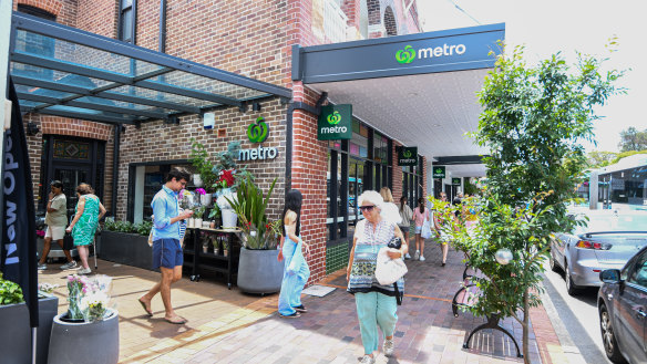 A Woolworths Metro store in Mosman. There is ongoing debate about whether such stores are large enough to “trigger” new planning controls around them.