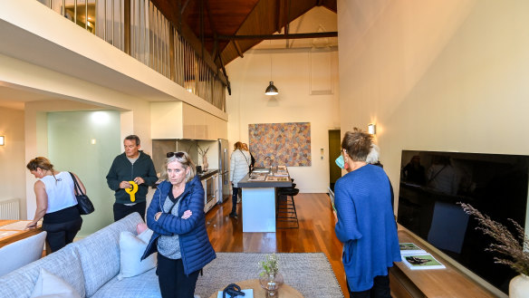St Bede’s Church in Elwood was renovated to house four stylish apartments.