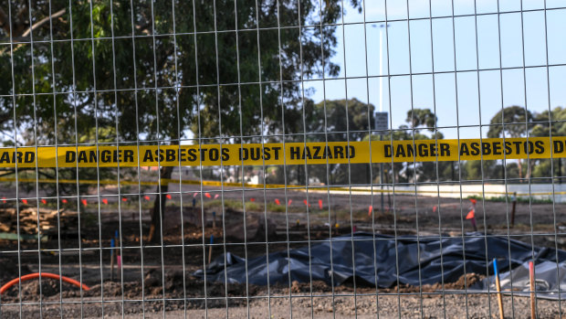 Six asbestos parks confirmed as council at centre of saga calls for taskforce