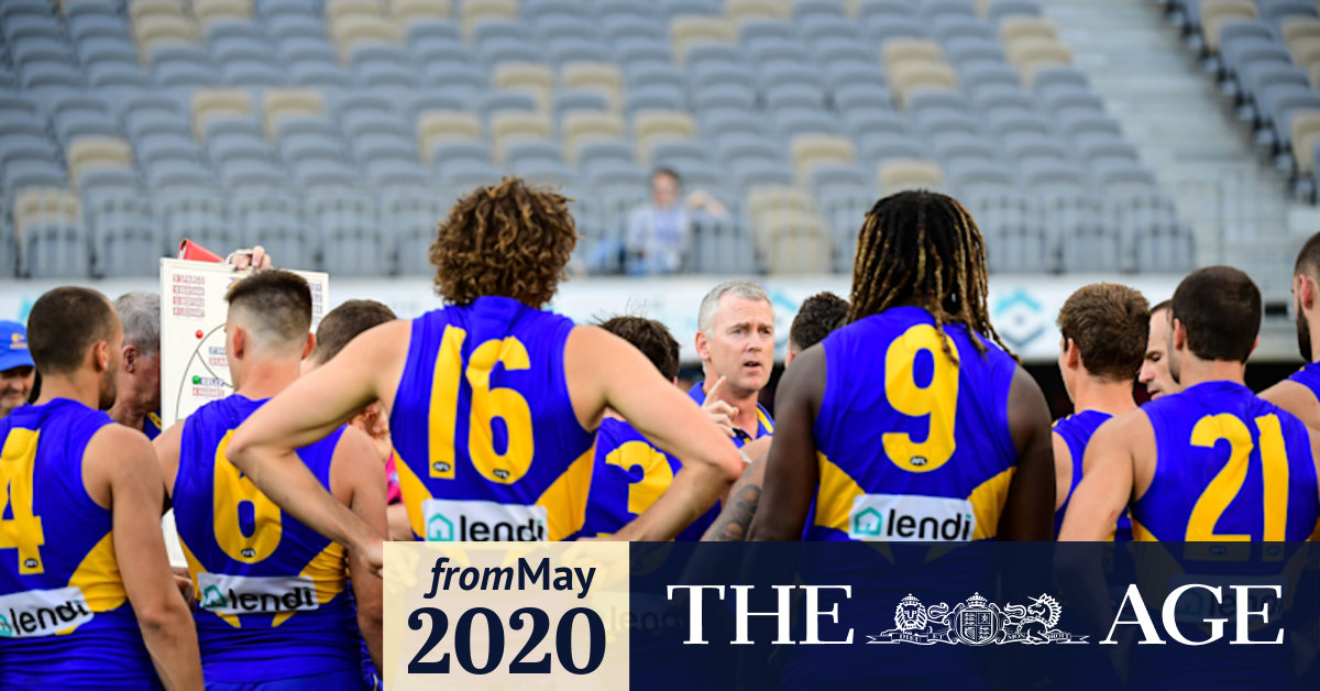 Afl 2020 Wa Government Clears West Coast Eagles Fremantle Dockers For Full Training