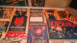 Band posters at The Tote in Collingwood. A government scheme designed to support live music is poorly designed, say critics.