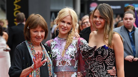Janelle Kidman with her daughter Nicole and granddaughter Lucia.