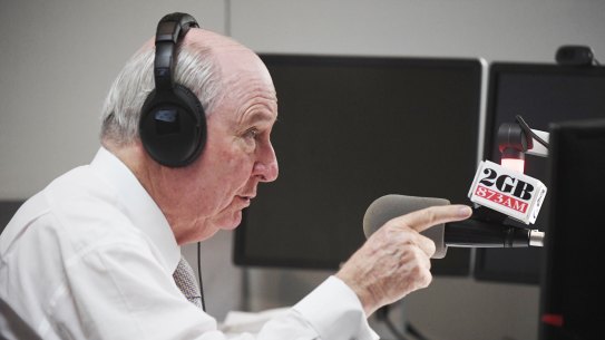 Broadaster Alan Jones.
