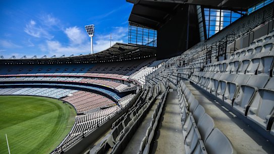 The AFL’s preference is to have some crowds watching the footy in Victoria, rather than no crowds. 
