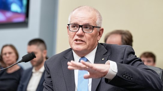 Former prime minister Scott Morrison. 