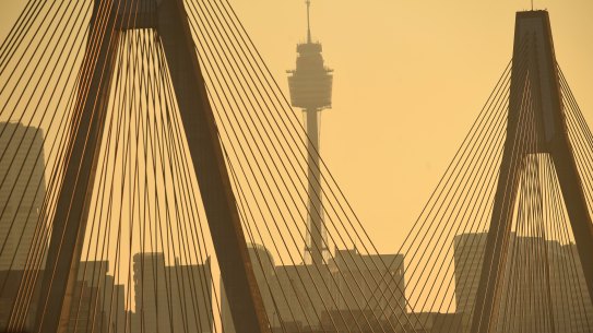 Sydney and most of eastern NSW remained under a pall of bushfire smoke, with hazardous air pollution readings increasingly the norm.