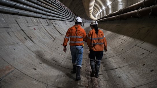 The Metro West rail line will run underground from central Sydney to Parramatta and Westmead.