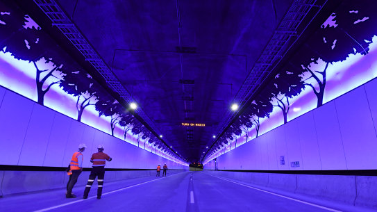 Transurban’s NorthConnex toll road opened in late October.