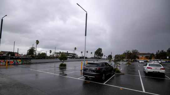 The car park at Bentleigh train station in the City of Glen Eira which is a source of dispute between the Morrison government and the local council. 