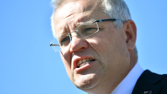 Prime Minister Scott Morrison: "A responsible and sensible government does not run the country as if it is constantly at Defcon One."