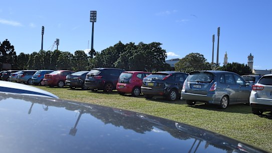 Car parking has been labelled the "biggest threat" to Moore Park, which a resident's group said was in a "disgraceful condition".