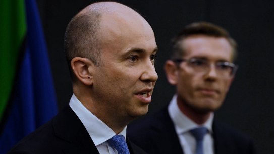 NSW Treasurer Matt Kean and Premier Dominic Perrottet.