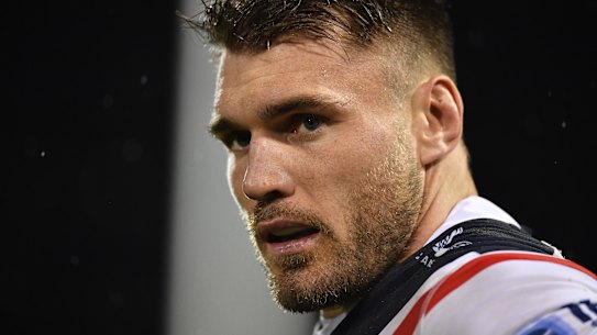 Roosters star Angus Crichton makes his return to the playing field on Saturday.