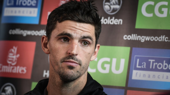 Collingwood skipper Scott Pendlebury.