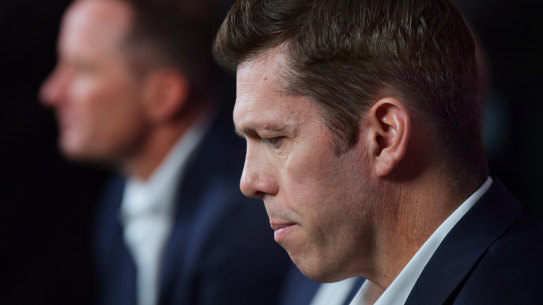 Crows CEO Andrew Fagan has apologised to the AFL for his club's breach.