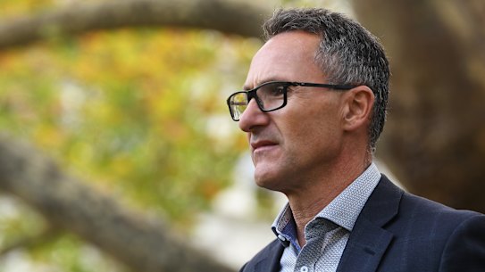 Greens leader Richard Di Natale said a bold approach was needed to weather the "economic storm" now facing the nation.