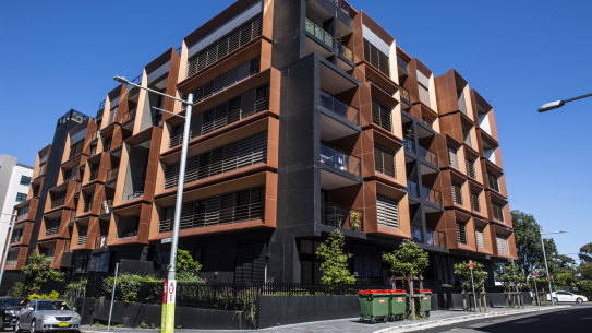 'Mirage': the Meadowbank apartment building at the centre of the allegations. 